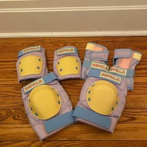 Impala Protective Set - Large - Knee Pads, Elbow Pads, Wrist Guards - PASTELS